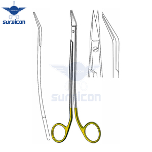 Ciseaux chirurgicaux Dean Scissors Plain 12 cm (4-3/4 pouces) tranchants TC Gold avec lames de coupe de précision et usage professionnel - Product Image 2