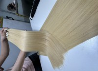 Super solde 30$/kilo ! Lots de Cheveux Humains Vierges Vietnamiens Blonds Alignés dans le Sens des Cuticules, 100g/paquet, Vente en Gros