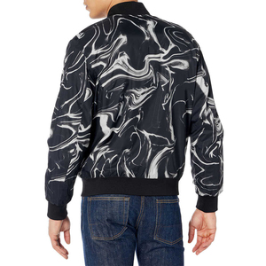 Latest Arrivals Winter Wear <b>Men</b> Long Sleeves Breathable Sublimation Bomber <b>Jacket</b> Customized Logo 3d Printing Fashion <b>Jackets</b> - Product Image 3