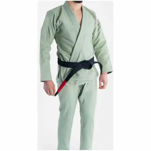 Uniforme de BJJ de Alta Calidad Hecho a Medida, 100% Algodón Elástico, Transpirable y Duradero, Kimono de Jiu Jitsu para Artes Marciales - Product Image 1
