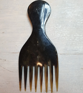 Peigne en corne de buffle naturel, design luxueux, outils de coiffure en corne de buffle dorée, meilleurs cadeaux - Product Image 4