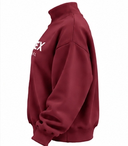 Sweat-shirt à col roulé Index Apparel, coupe ample, unisexe, décontracté, pour l'automne, couleur unie, logo imprimé sur le devant - Product Image 4