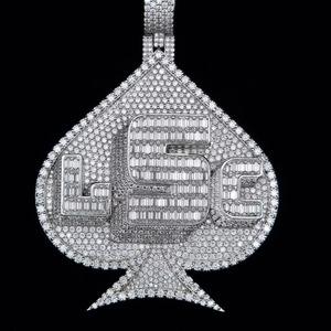 Unique Custom Letter Name Moissanite Diamond Pendant For All Occasions Pass Diamond <b>Tester</b> Custom Personalized Letter Pendant - Product Image 1
