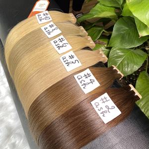 Extensiones de Cabello Natural Vietnamita Virgen Liso sin Procesar con Cinta Adhesiva, 100% Cabello Humano, Extensiones de Cabello Natural con Cinta Adhesiva Personalizables - Product Image 1