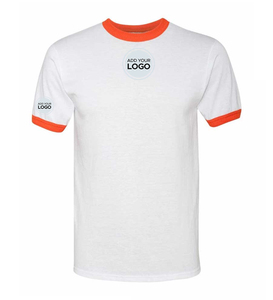 Camiseta de punto tipo jersey con cuello redondo, 50% poliéster/50% algodón - Product Image 3