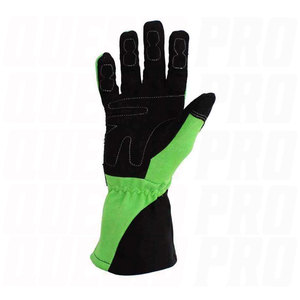 Full Finger Racing Gloves Green Black Polyester Nylon Adjustable <b>Wrist</b> <b>Strap</b> Non Slip Outdoor Riding Kart Motorcycle Gloves - Product Image 2