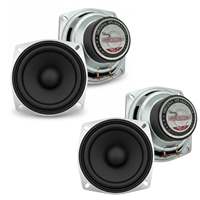 Paire de subwoofers 5 cœurs de 4 pouces 200W pour voiture, 4 ohms, basses profondes, haut-parleur de remplacement