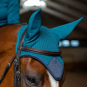 Custom Logo Horse Ear Bonnet Elegant <b>Fly</b> Veil Premium Breathable Equestrian Riding Gear OEM ODM Factory Wholesale Supply - Product Image 5