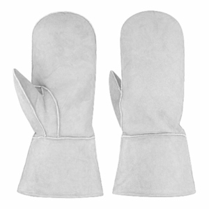Premium High Quality Cowhide Split Leather Anti-static Safety Cuff Mitten <b>Gloves</b> Heavy Duty Personal Protective Hand Safety Oven - Product Image 6