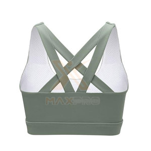Soutien-gorge de sport pour femme haute performance, respirant, simple, à maintien élevé, options personnalisables, vente en gros - Product Image 2