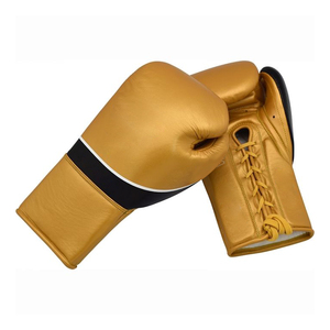 Guantes de Boxeo Profesionales de Cuero PU al por Mayor, Guantes de Entrenamiento con Cordones, Guantes de Muay Thai MMA con Logotipo Personalizado - Product Image 3