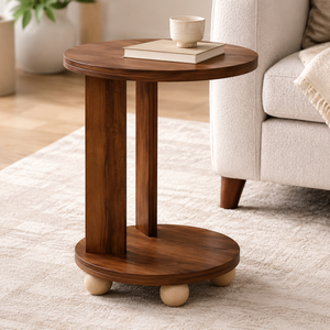 Wood Furniture Legs Round Shape Modern Design Easy Installation for Kitchen Table Use Solid Wood Sofa Leg - Product Image 4
