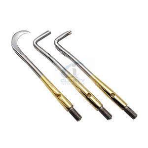 CLASTY INSTRUMENTS Kit de Extracción de Coronas de Acero Inoxidable, 5 Accesorios, Herramienta Manual para Remover Puentes Dentales, Juego de Instrumentos Clase I, CE - Product Image 2