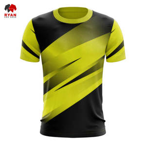 Ryan Pro Gear T-shirts personnalisés pour hommes Tissu respirant et confortable avec logo personnalisé Écologique - Product Image 3