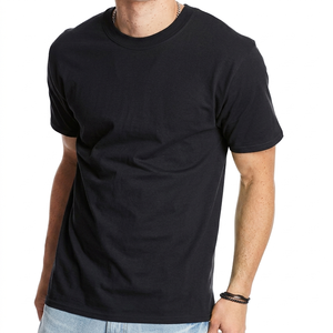 Camiseta de Hombre al por Mayor con Logotipo Personalizado, 100% Algodón, Cuello Redondo, Estilo Casual Urbano, MOQ Bajo - Product Image 1