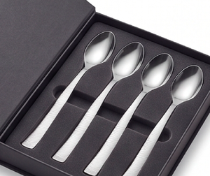 Cuchara Minimalista de Acero Inoxidable con Diseño Simple, Mango con Acabado de Alto Brillo, Resistente al Óxido, Cubiertos para Comer - Product Image 6
