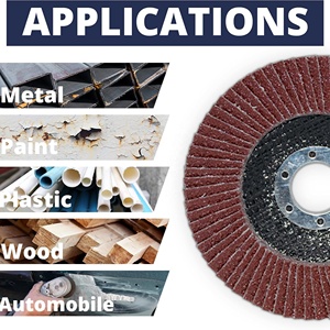 أدوات الكشط <span class=keywords><strong>4.5</strong></span> بوصة عجلة الكشط قاطع مقلوب مع أكسيد الألومنيوم قرص مصقول للصلب الذي لا يصدأ - Product Image 5
