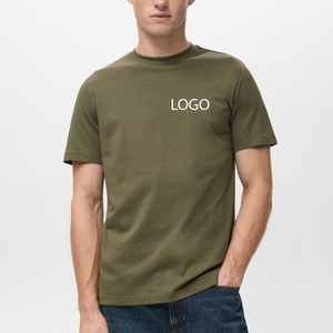 Chemise en coton pour homme, finition raffinée, choix décontracté élégant, coutures de haute qualité avec col ras du cou, design uni 2026 - Product Image 1