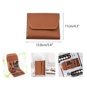 Set de Manicura Minimalista de Acero Inoxidable, Kit de Cortauñas Preciso, Herramientas de Pedicura, Estuche Protector Rígido - Product Image 3