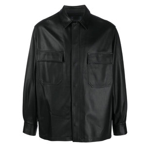 Camisa Casual de Cuero para Hombre, Último Modelo, Alta Calidad, Transpirable, Personalizable, Venta al Por Mayor - Product Image 1