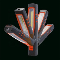 Lámpara de inspección recargable LED COB de 10W, color naranja