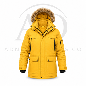 Veste parka d'hiver pour homme, imperméable, coupe-vent, à capuche, rembourrée, épaisse, chaude, veste décontractée pour l'extérieur, sur mesure OEM ODM - Product Image 6