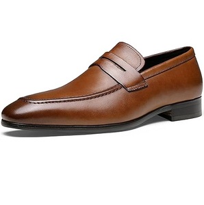 Zapatos de Vestir de Cuero Profesionales al por Mayor para Novio, Transpirables, de Lujo, Oxford Hechos a Mano, Formales, de Cuero PU, Estilo Británico - Product Image 1