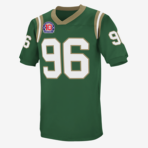 Venta al por mayor de camisetas de fútbol americano personalizado bordado nombre y número de tela de malla transpirable - Product Image 2