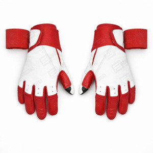 Prix de gros Gants de frappeur de baseball sur mesure Gants de frappeur de style sportif professionnel Combinaison de couleurs unique Gants de frappeur à manchette longue - Product Image 4