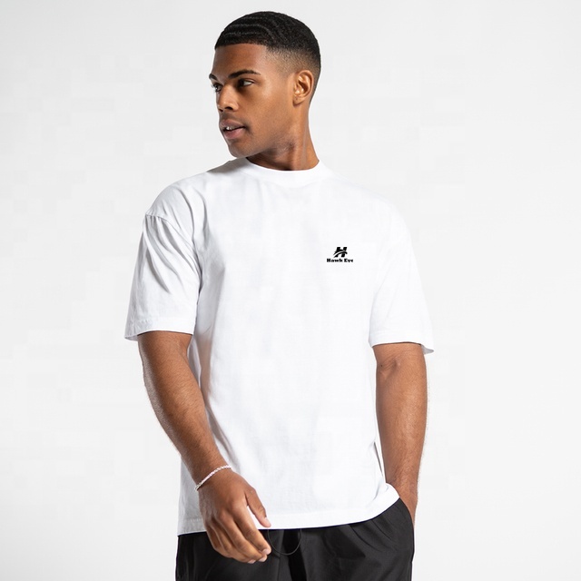 Hawk Eye Sports High Quality Regular Fit Men T-shirt Streetwear Summer Custom Logo Cotton-Polyester Breathable O-Neck Short