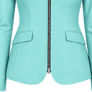 Turquoise Equestrian <b>Jacket</b> for <b>Women</b> Tailored Riding Blazer Classic Horse Riding Competition Coat Custom Wholesale Fashion - Product Image 5