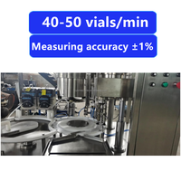 Machine de remplissage, bouchage et scellage automatique à 2 buses pour flacons de parfum et cosmétiques de 2 ml, 3 ml, 5 ml, 10 ml, 20 ml