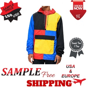 Chaqueta Cortavientos de Invierno para Hombre, Estilo Urbano, con Capucha y Cierre, Ligera, para Exteriores, con Logotipo Personalizado del Fabricante - Product Image 3