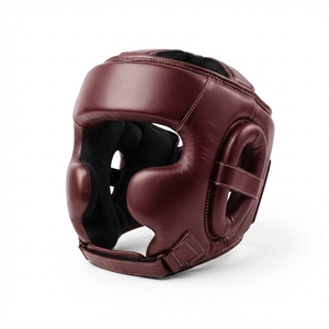 Casco de Protección para la Cabeza de Cuero Genuino de Grado Profesional, Logotipo Personalizado OEM, Equipo Deportivo - Product Image 3
