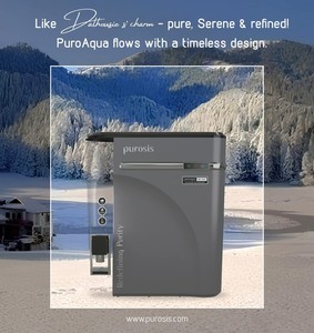 ระบบกรองน้ำดื่ม PUROSIS GREY แบบ Reverse Osmosis สำหรับใช้ในบ้าน ติดผนังหรือวางบนโต๊ะ พร้อมไฟ LED เกรดสำหรับอาหาร - Product Image 2