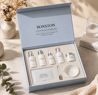 Fournisseur de boîtes rigides de luxe personnalisées à couvercle rabattable magnétique en forme de livre, boîte en papier, coffret cadeau haut de gamme pour cosmétiques, emballage avec éponge