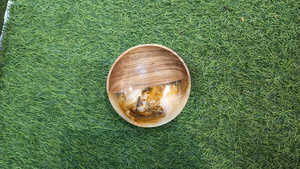 Mang nhãn hiệu chất lượng tốt nhất bằng gỗ Epoxy Bát nhựa với trắng ổi trong tất cả các kích thước trong hình dạng 13 cm dia bằng gỗ Bát nhựa - Product Image 4