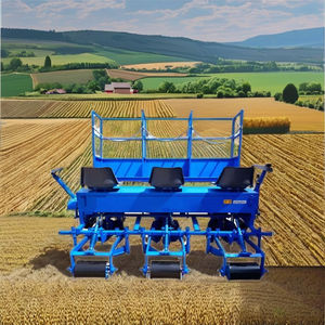 Planteuse de canne à sucre Sabin 3 rangs avec pompe à engrenages motorisée - Haute capacité, tracteur 120+ CV, attelage hydraulique trois points numérique - Product Image 3