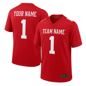 Vente en gros de maillots de football américain personnalisés pour hommes, impression numérique, respirants, séchage rapide, 100% polyester, haute qualité - Product Image 4