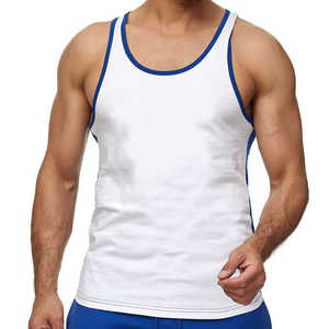 100% Polyester <b>Gym</b> Wear Tank Tops <b>Men</b> Summer Lightweight Sleeveless Singlet Top <b>Men's</b> Quick Dry Slim Fit <b>Vest</b> Tops <b>Mens</b> - Product Image 3