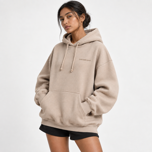 Fabricant de vêtements décontractés en gros – Sweat à capuche oversize pour femme, épais, double couche, idéal pour le voyage et la superposition – Vente en gros - Product Image 2