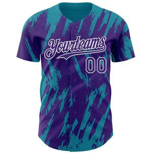 Maillot de baseball unisexe personnalisé à manches courtes, entièrement boutonné, séchage rapide, antibactérien, pour l'hiver, vêtement de sport d'équipe, logo frontal, coton biologique - Product Image 2