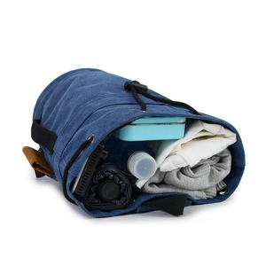 Custom Canvas <b>Drawstring</b> <b>Backpack</b> Cotton Duffle Gym Bag Travel Storage Sack Reusable Rope <b>Backpack</b> Wholesale OEM Bag - Product Image 5