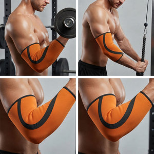 Manchons de compression en néoprène de 7 mm pour coudes, protection douce pour la musculation, service OEM, prix de gros, étiquette personnalisée, protection des coudes - Product Image 6