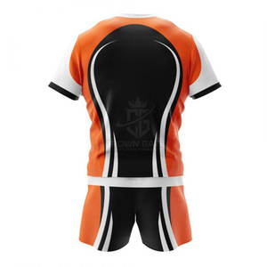 Ensemble d'uniformes de rugby les plus vendus, qualité supérieure, maillots d'équipe imprimés par sublimation, taille élastique, respirant, 100% polyester, unisexe - Product Image 5