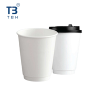 Proveedor de Malasia, Vasos de Papel Kraft de Doble Pared de Buena Calidad, 8oz, 12oz, 16oz, Tazas para Bebidas Calientes, Aptas para Restaurantes, Cafeterías, Fiestas y Eventos