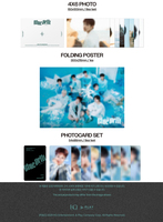 ATEEZ 8ème Anniversaire PHOTOBOOK Blue Drift - Langue coréenne pour enfants - Origine KR