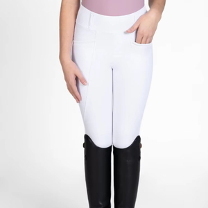 Pantalones de Montar a Caballo para Niños y Mujeres, de Tela Suave y Elástica, Cómodos y Elegantes, Ideales para Entrenamiento y Eventos - Product Image 1