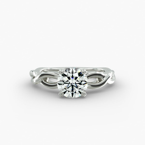 Premium 925 Sterling <b>Silver</b> Round Brilliant Cut Moissanite Engagement <b>Ring</b> Classic <b>Solitaire</b> Fine Jewelry Wedding Anniversary - Product Image 3