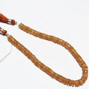 Neumático Heishi facetado de piedra solar Natural de 5mm-9mm, hermosa hebra de cuentas de piedras preciosas para la fabricación de joyas del proveedor a costo de fábrica - Product Image 3